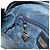 GUCCI Micro GG Supreme Old Shoulder Bag PVC Navy Gold 007 904 0014 Auth am11745 D'oro Blu navy - vista 19