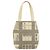 CHANEL Window line Tote Bag Canvas Beige Gold CC Auth 183024 Golden - Ansicht 2