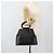 Céline Borsa CELINE in pelle nera e oro Auth 183214 Nero D'oro - vista 21