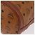 Borsa a Spalla MCM Vicetos Logogram PVC Pelle Marrone Oro Auth 183974 D'oro - vista 11