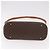 Céline Borsa CELINE Macadam Canvas PVC Pelle 2way Marrone Oro Auth 183047 D'oro - vista 11