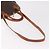 Céline Borsa CELINE Macadam Canvas PVC Pelle 2way Marrone Oro Auth 183047 D'oro - vista 9