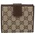 Cartera Compacta GUCCI GG Canvas Beige Auth 182952M - vista 3