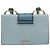 Borsa a Spalla Miu Miu in Pelle Azzurro Oro Auth 183635M D'oro Blu chiaro - vista 2