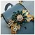 Borsa a Spalla Miu Miu in Pelle Azzurro Oro Auth 183635M D'oro Blu chiaro - vista 20