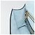Borsa a Spalla Miu Miu in Pelle Azzurro Oro Auth 183635M D'oro Blu chiaro - vista 23