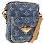 LOUIS VUITTON Pochette Monogram Denim Fairfax Bag Blue M82948 LV Auth 184169SAV Blau