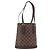 LOUIS VUITTON Damier Ebene Marais Schultertasche N42240 LV Auth 183474