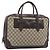 Borsa Tote GUCCI GG Supreme in PVC Beige 101666 Auth 183255