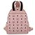 Zaino MCM Vicetos Logogram PVC Leather Pink Gold Auth 182978 Rosa D'oro - vista 3