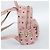 Zaino MCM Vicetos Logogram PVC Leather Pink Gold Auth 182978 Rosa D'oro - vista 4