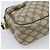 Bolsa GUCCI GG Supreme Web Sherry Line em PVC Bege Ouro 904 02 049 Auth 184454 Dourado - vista 11