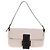 FENDI Mamma Baguette Schultertasche mit Perlen, Rosa Silber, Authentisch 182678SAM Pink - Ansicht 2