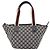 Borsa GUCCI GG Canvas Sherry Line Navy Silver 131228 Auth ka4590 Argento Blu navy - vista 3