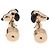 Coach x PEANUT Pierce Snoopy Gold Auth 167353A D'oro - vista 3