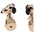 Coach x PEANUT Pierce Snoopy Gold Auth 167353A D'oro - vista 4