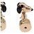 Coach x PEANUT Pierce Snoopy Gold Auth 167353A D'oro - vista 5