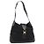 Céline Borsa a tracolla CELINE C Sulky in tela nero e oro Auth 183439 D'oro