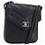 Borsa a tracolla CHANEL V Stitch in pelle di agnello blu navy e oro CC autentica bs35440 D'oro