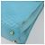 Bolsa BALLY de couro 2way Azul claro Ouro Auth bs35393 Dourado - vista 12