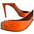 Gucci Besetzte Leder-Pumps 40 Orange - Ansicht 10