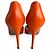 Gucci Besetzte Leder-Pumps 40 Orange - Ansicht 4