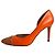 Gucci Besetzte Leder-Pumps 40 Orange - Ansicht 7
