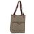 Borsa Tote GUCCI GG Supreme Web Sherry Line PVC Beige Oro 002.58.6487 Auth 183720 D'oro