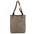 Borsa Tote GUCCI GG Supreme Web Sherry Line PVC Beige Oro 002.58.6487 Auth 183720 D'oro - vista 3
