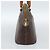 Céline Borsa CELINE Macadam Canvas PVC Pelle 2way Marrone Oro Auth 183051 D'oro - vista 4