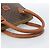 Céline Borsa CELINE Macadam Canvas PVC Pelle 2way Marrone Oro Auth 183051 D'oro - vista 7
