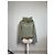 Vintage Escada Wollpullover mit Pelzbesatz Aqua Beige M Türkis - Ansicht 10