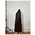 Vintage Givenchy Seidenmantel Dunkelbraun M - Ansicht 2