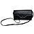 Vintage Givenchy Schultertasche aus geflochtenem Leder Schwarz Gold