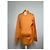 Céline Camicia in cotone vintage Celine Arancione Bottoni argento M - vista 15