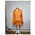 Céline Camicia in cotone vintage Celine Arancione Bottoni argento M - vista 3