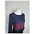 Abito in cotone vintage Balenciaga Blu navy Borgogna Nero M - vista 4