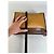 Clutch vintage Loewe in pelle granulata Tan Brown Oro Cammello - vista 11