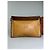 Clutch vintage Loewe in pelle granulata Tan Brown Oro Cammello - vista 9