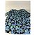 Kimono vintage in seta Balenciaga nero verde blu L - vista 5