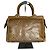 Edge Céline Vintage Celine Canvas Tote Bag Beige Braun Gold