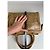 Edge Céline Vintage Celine Canvas Tote Bag Beige Braun Gold - Ansicht 11