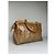 Edge Céline Vintage Celine Canvas Tote Bag Beige Braun Gold - Ansicht 9