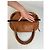 Vintage Givenchy Schultertasche aus genarbtem Leder Braun Gold - Ansicht 12