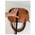 Vintage Givenchy Schultertasche aus genarbtem Leder Braun Gold - Ansicht 13
