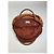 Vintage Givenchy Schultertasche aus genarbtem Leder Braun Gold - Ansicht 3