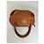 Vintage Givenchy Schultertasche aus genarbtem Leder Braun Gold - Ansicht 8