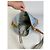 Vintage Prada Nylon Schultertasche Hellblau Gelb Silber - Ansicht 8