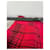 Yves Saint Laurent Jupe en coton à carreaux vintage Saint Laurent Rouge Noir M  - vue 10