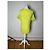 Top Vintage Issey Miyake Pleats Please Giallo Neon M - vista 3